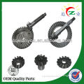 Various arc gears for differential gear and transmission of motorcycle